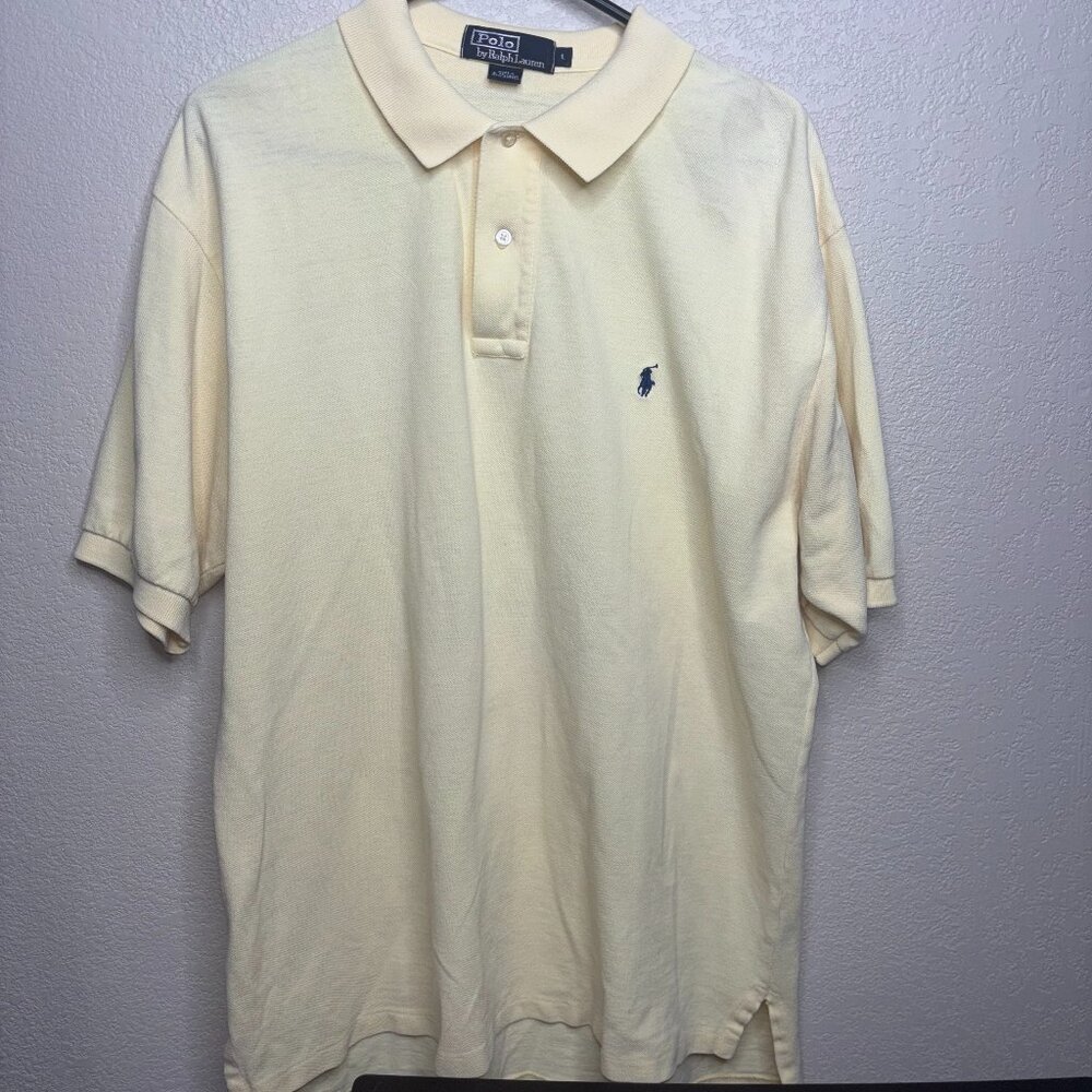 Polo Ralph Lauren Short Sleeve 100% Cotton Golf Polo L